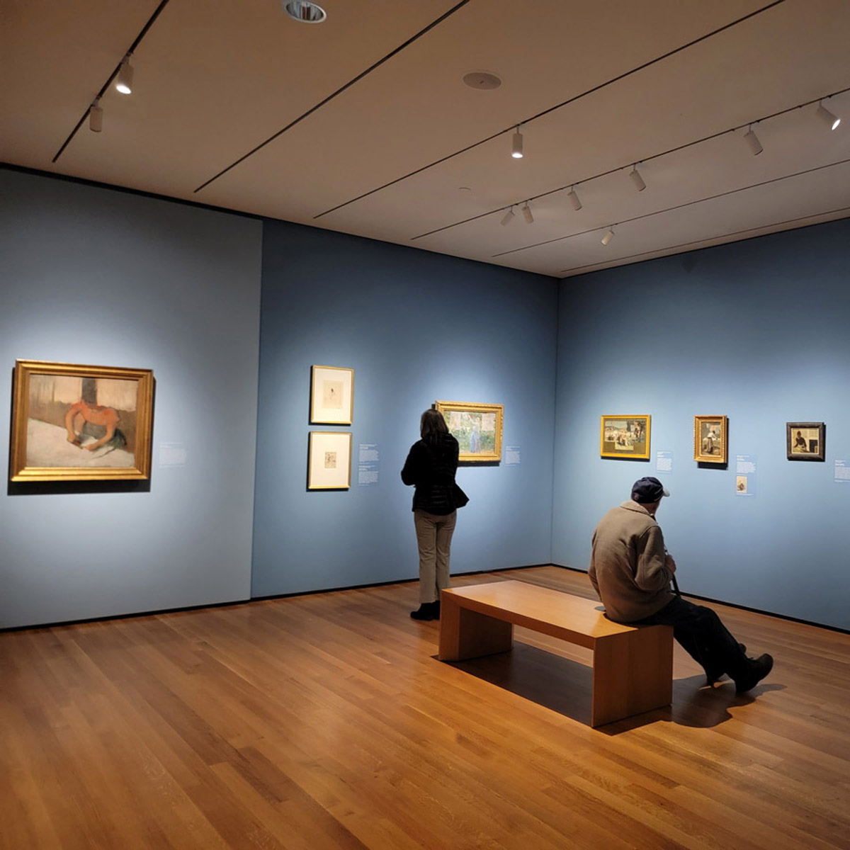 Degas and the Laundress-Cleveland Museum of Art